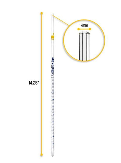 CH0572D - Pipeta Serológica Graduada Clase "B" 1ml X 0.01 Eisco