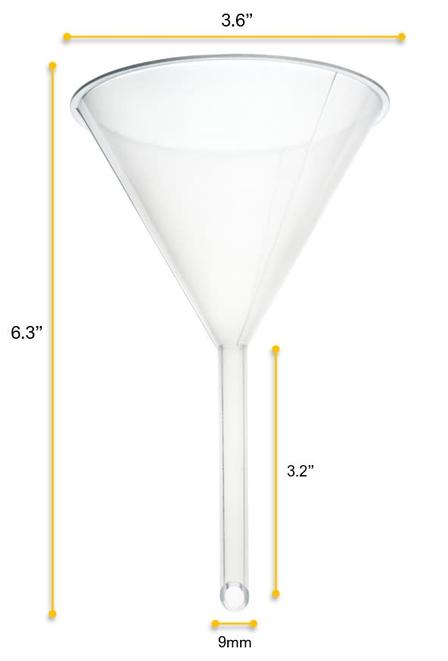 CH0454D - Embudo De Filtración De Plástico De 100mm Eisco